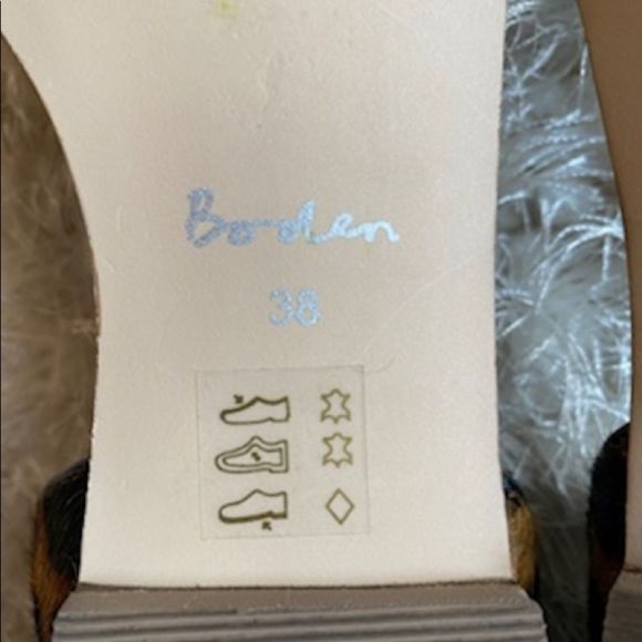 BODEN Florence calf hair tie up D’orsay flats - Picture 11 of 12